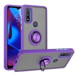 Wholesale Tuff Slim Armor Hybrid Ring Stand Case for Motorola Moto G Play 2023 / Moto G Power 2022 / Moto G Pure (Purple)